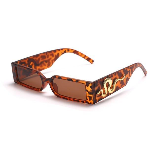Classic Rectangle Shape Sunglasses For Men New Vintage Design Small Square Shape Sun Glasses For Women New Comfortable & Decent Shades For Driving Eyewear