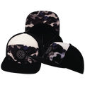 **ADULT** Color Vibes Hat - Flat Bill - Desert Night Camo - Black / Cream - Laser Mesh