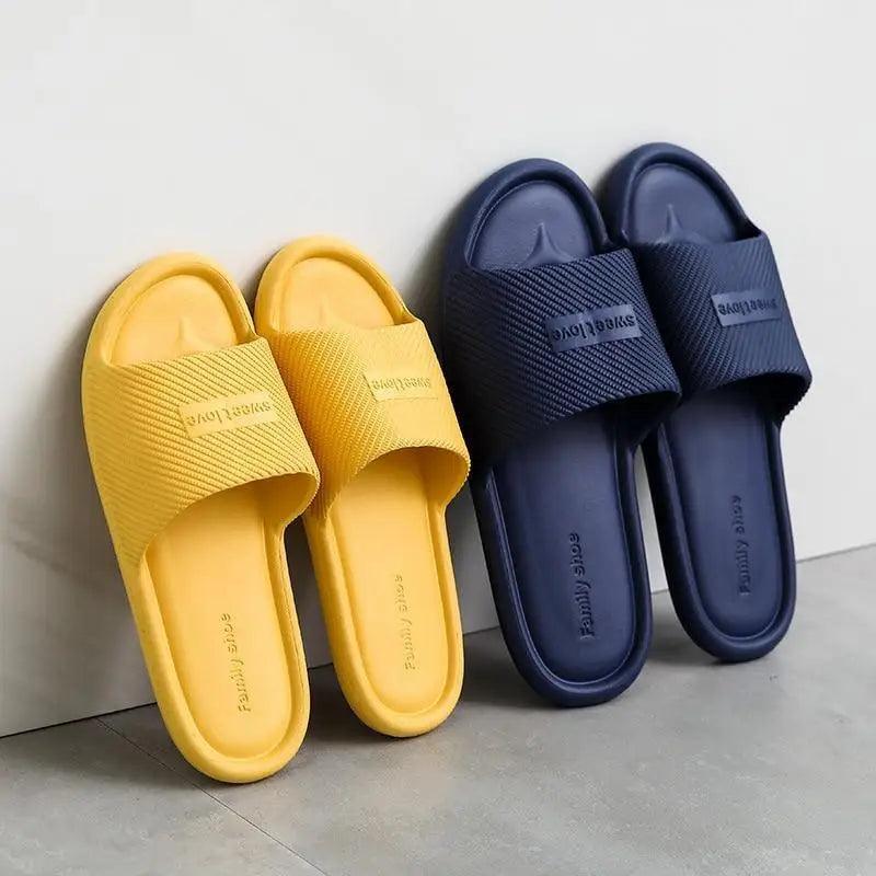Cool New Slippers Women Summer Flip Flops Indoor Slippers Unique Design House Bathroom Non-slip Soft Flip Flops For Women