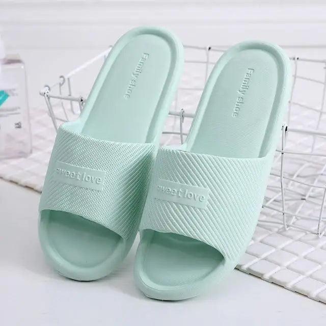 Cool New Slippers Women Summer Flip Flops Indoor Slippers Unique Design House Bathroom Non-slip Soft Flip Flops For Women