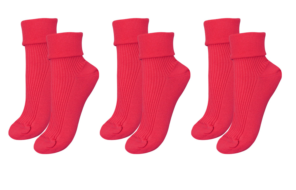 tittimitti® 100% Organic Combed Cotton Luxury Women's Socks 3-Pack. Made in Italy.