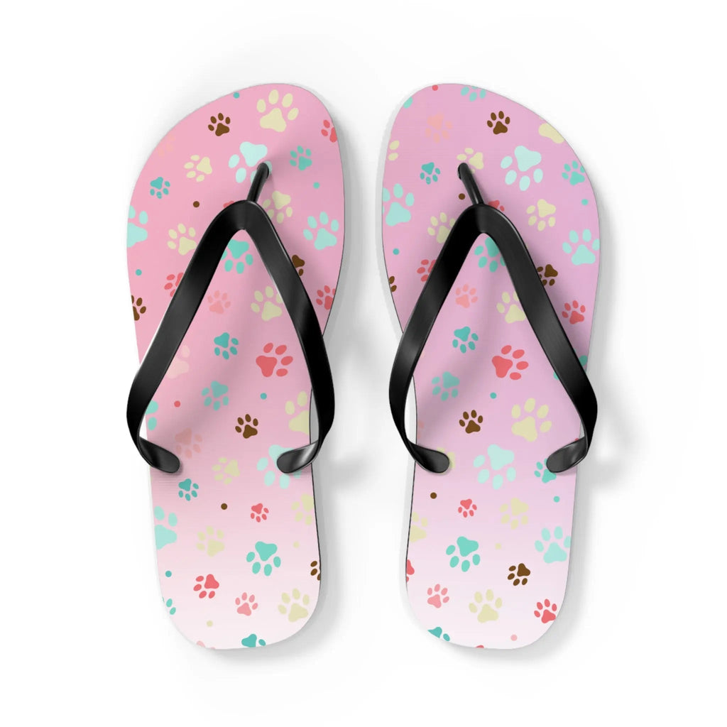 Cute Paw Print Flip Flops for Animal Lovers