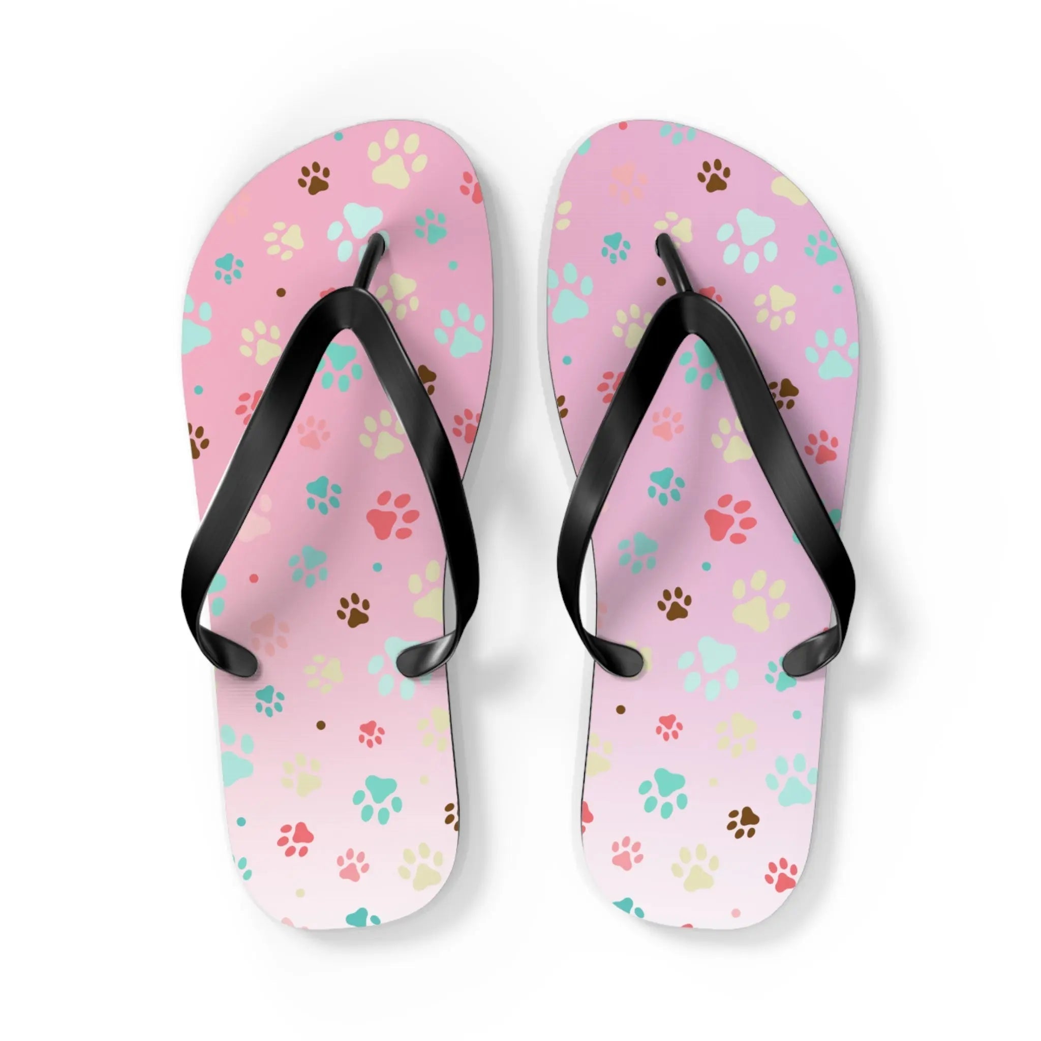 Cute Paw Print Flip Flops for Animal Lovers