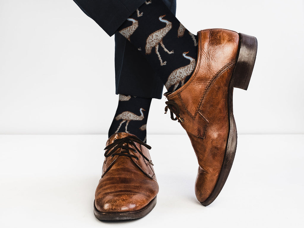 Kangaroo & Emu Socks 2 Pack - Comfy Cotton for Men & Women