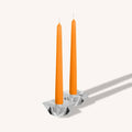Orange Taper Candles - 12 Inch - 12 Pack