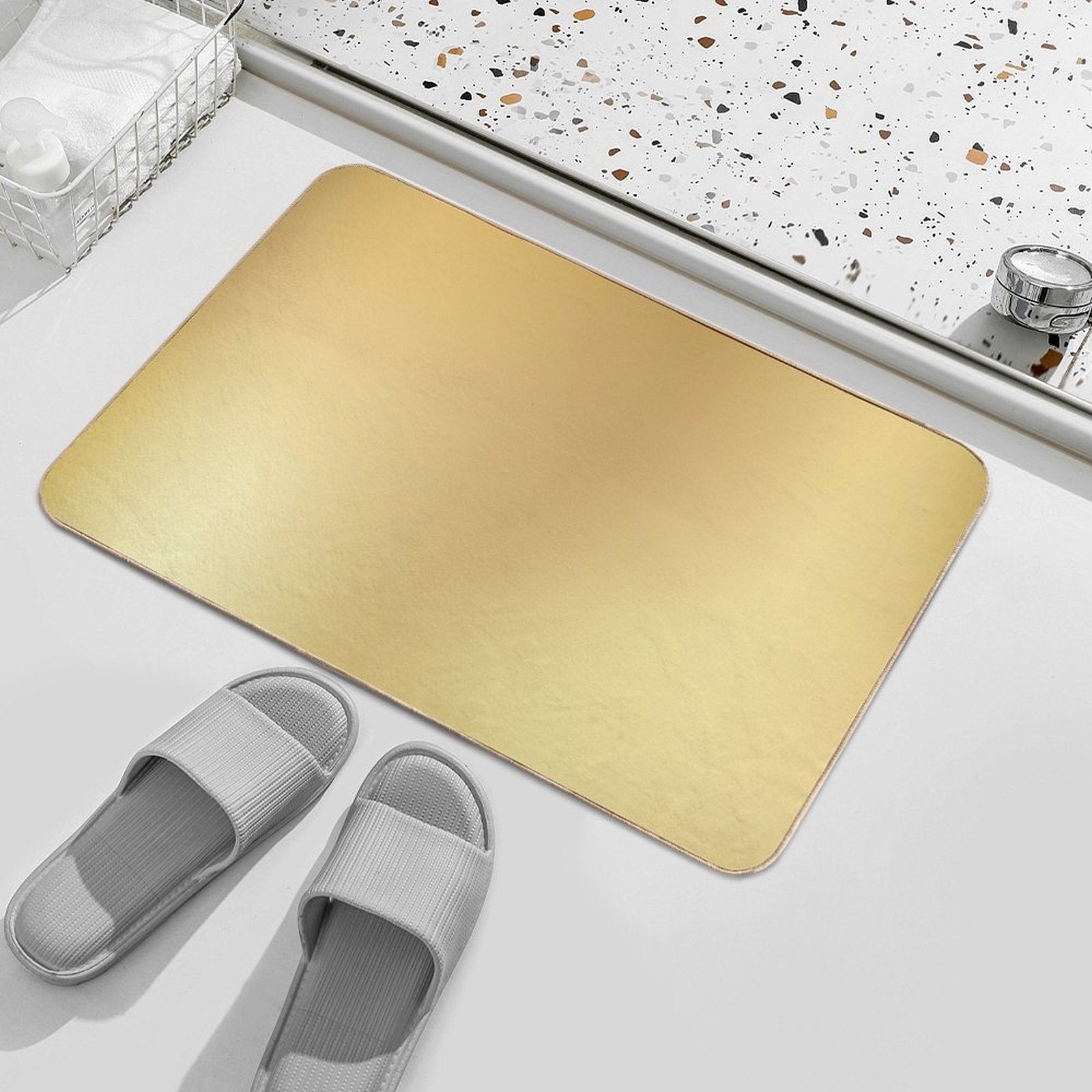 Liquid Gold  Fade-Resistant Bath Mat
