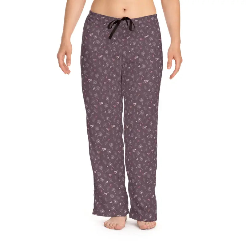 Mauve Womens Pajama Pants - Soft Loungewear - DipaliZ