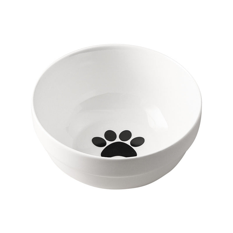 Ceramic Cat Bowl Food Basin Dog Drinking Water