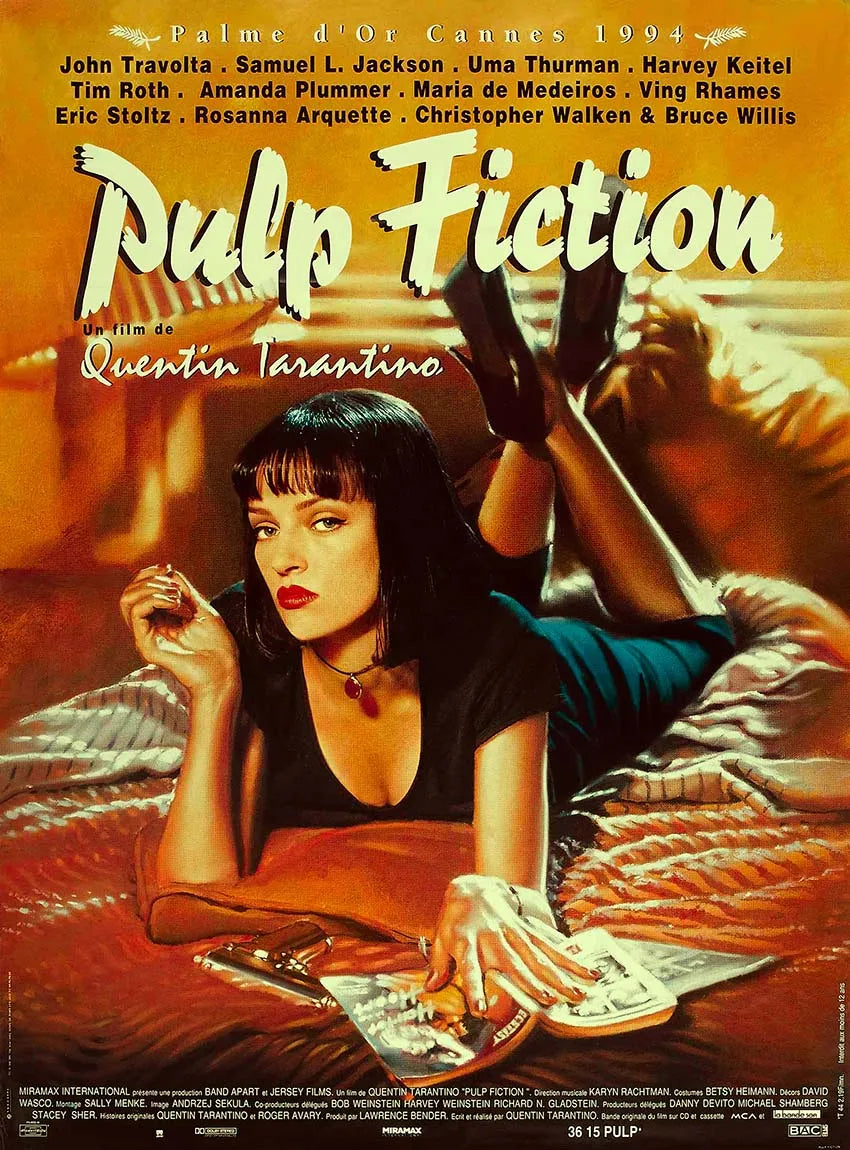 DecorBites™ Movie Pulp Fiction Canvas Wall Art