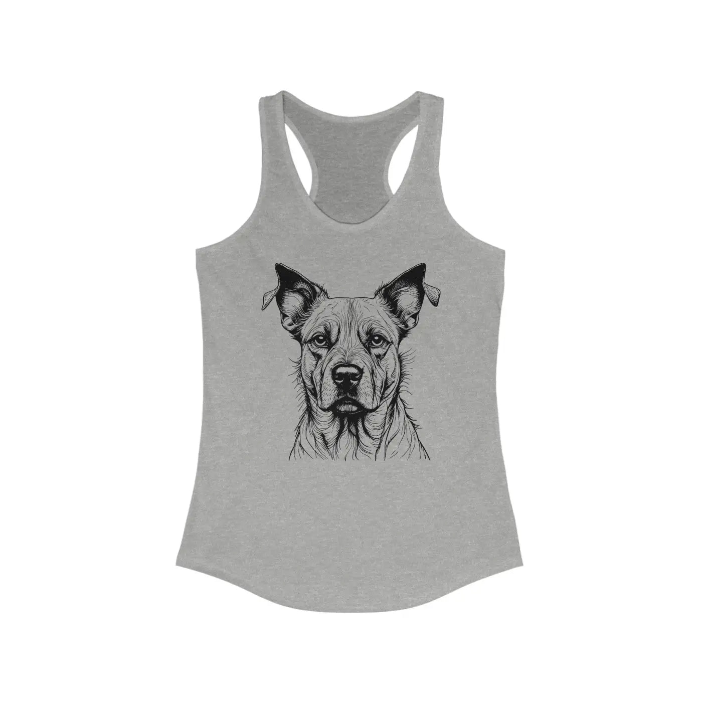 Dog Racerback Tank - Eco-Friendly Womens Activewear - DipaliZ