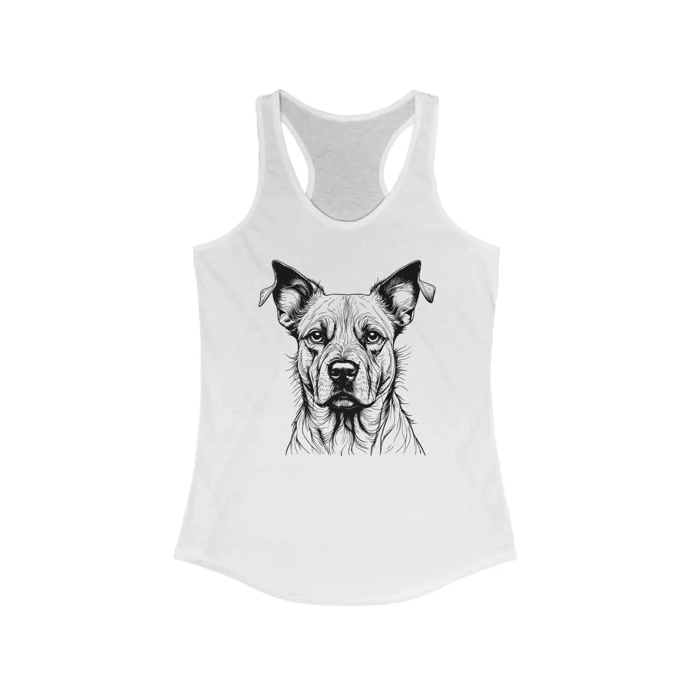 Dog Racerback Tank - Eco-Friendly Womens Activewear - DipaliZ