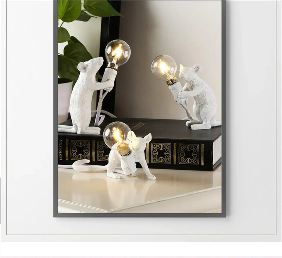 DecorBites™ Nordic Mouse LED Table Lamp