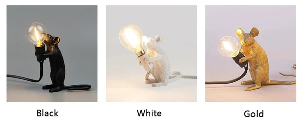 DecorBites™ Nordic Mouse LED Table Lamp