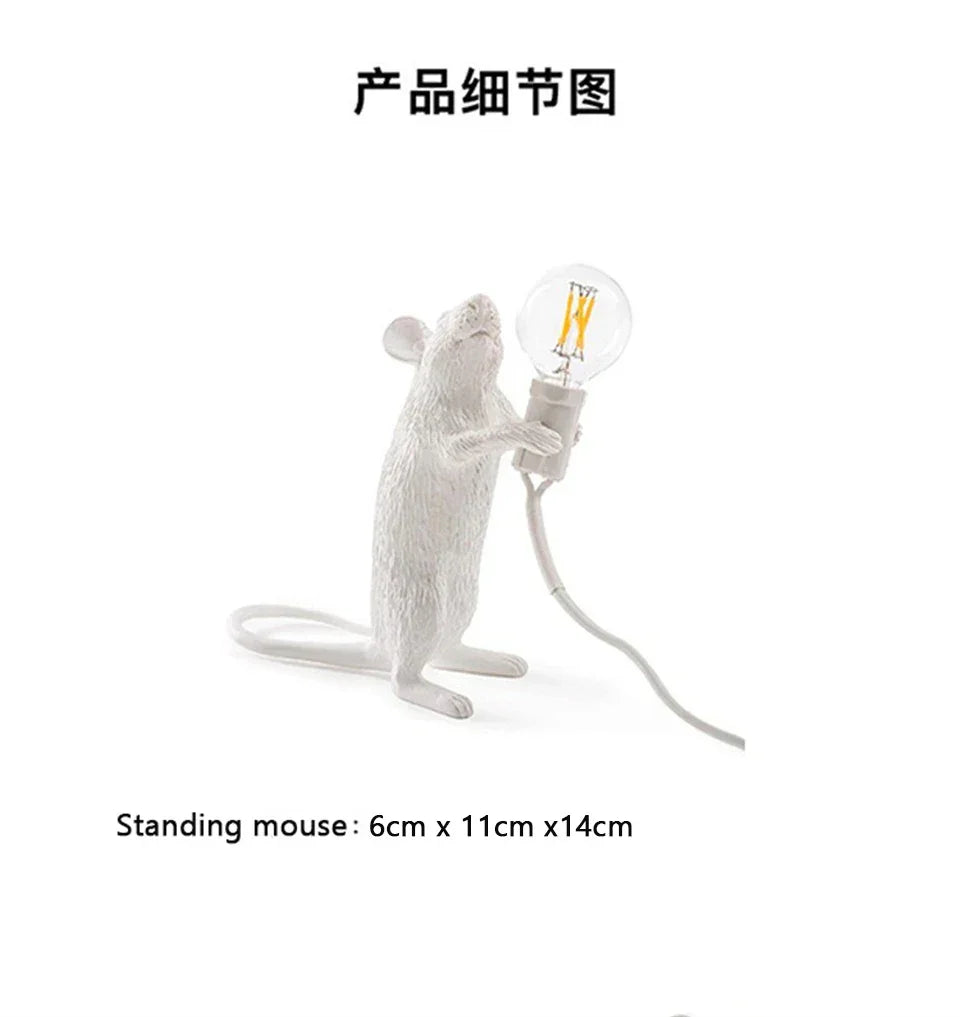 DecorBites™ Nordic Mouse LED Table Lamp