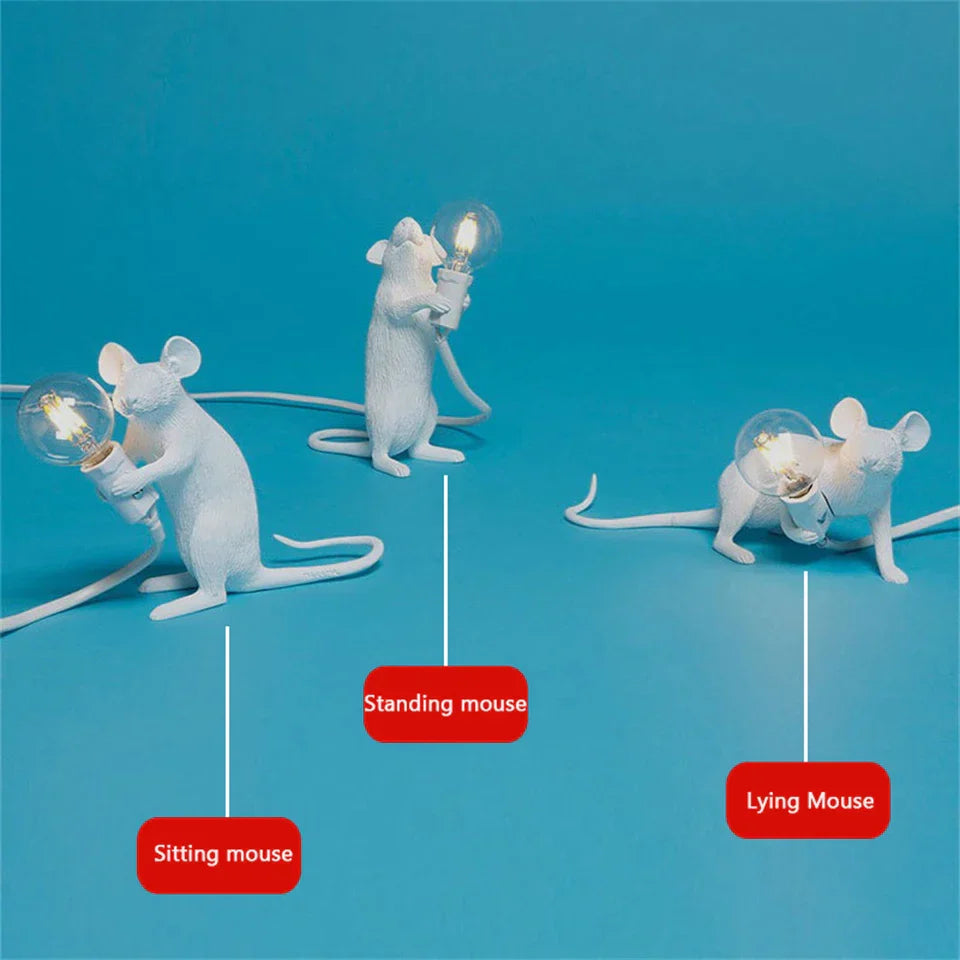 DecorBites™ Nordic Mouse LED Table Lamp