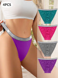 4 Pack Women’s Sexy Lace G-String Panty Set