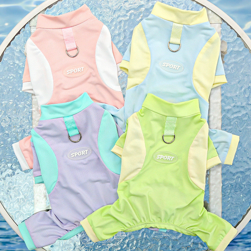 Ice-silk Vest For Small And Medium-sized Dogsoutdoor Sun Protection Pet Clothing