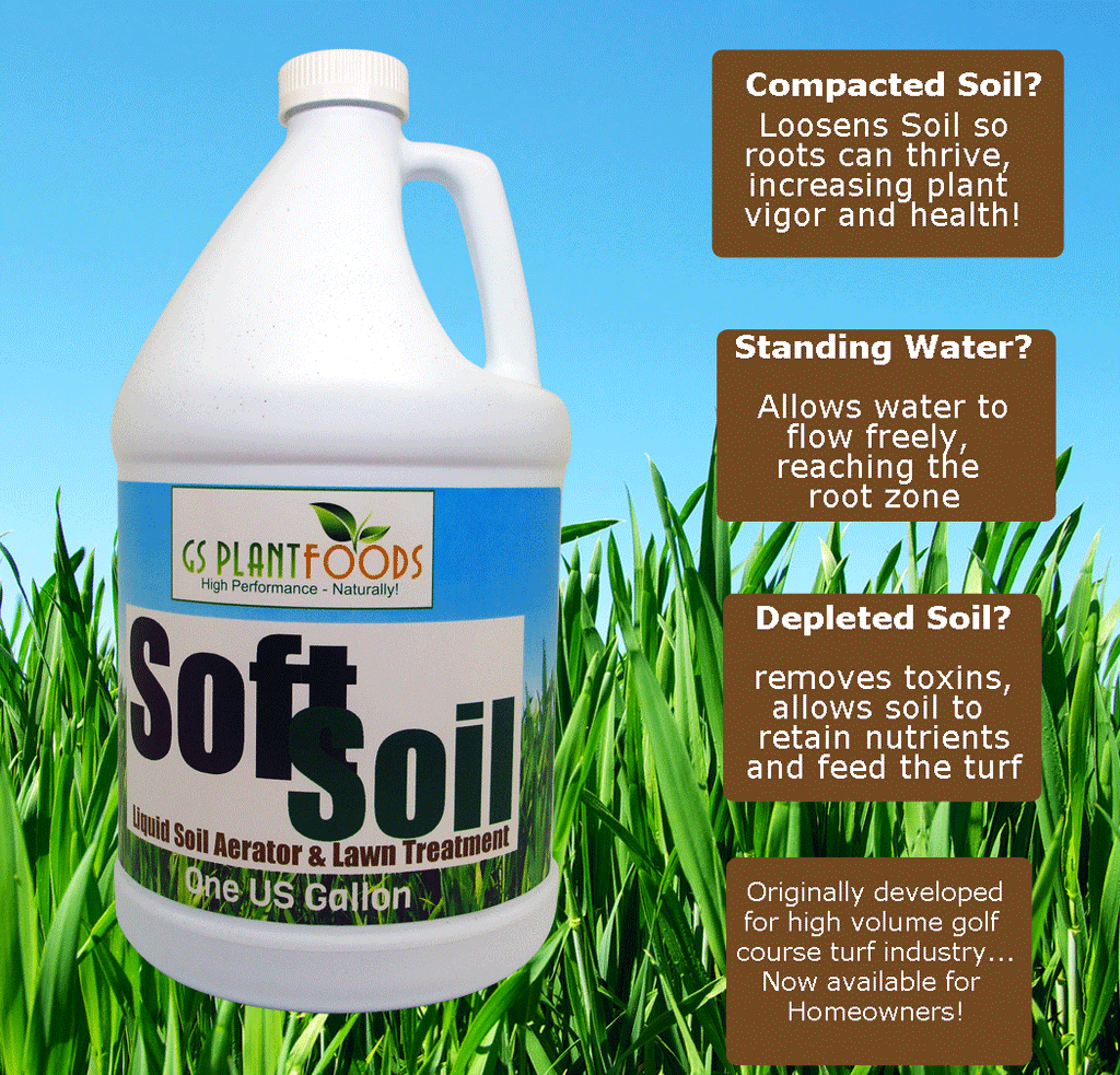 Soft Soil Liquid Soil Aerator & Lawn Treatment