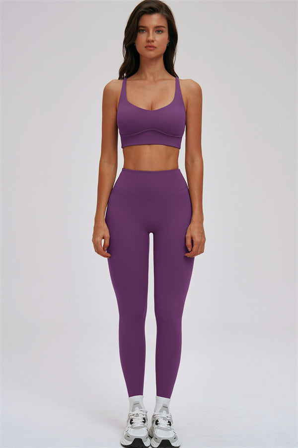 The Kinetic Cross Back Sports Bra