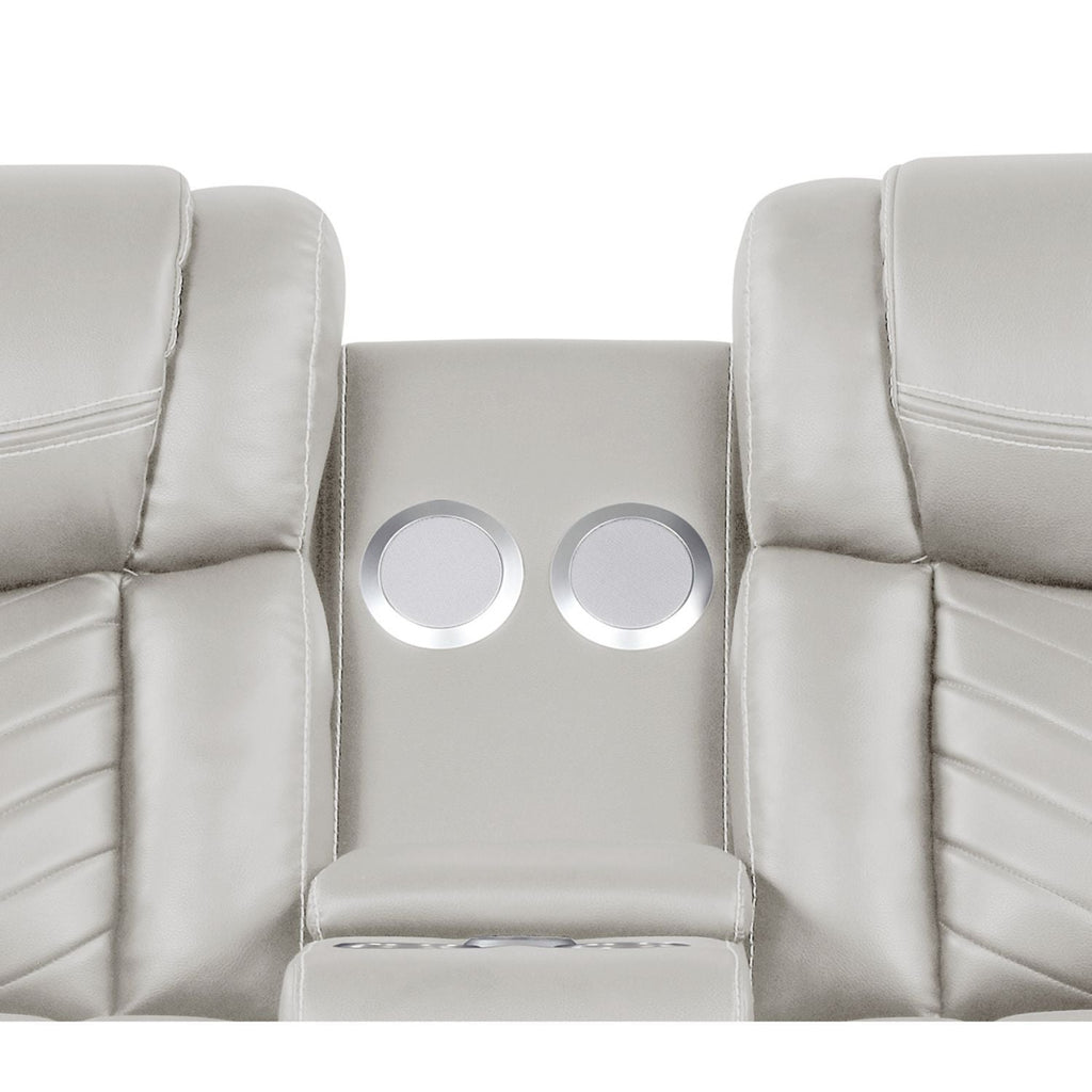Challenger - LED Power Recliner Loveseat