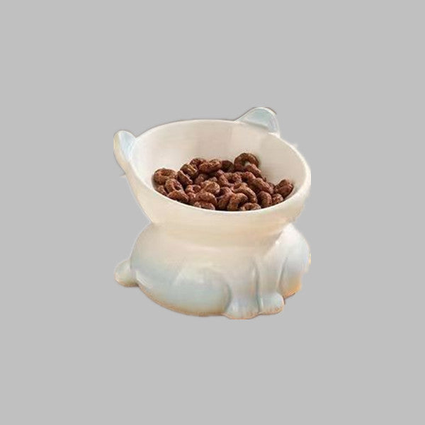 Ceramic Cat Dog Bowl Pet Supplies Drinking Water Goblet Food Basin