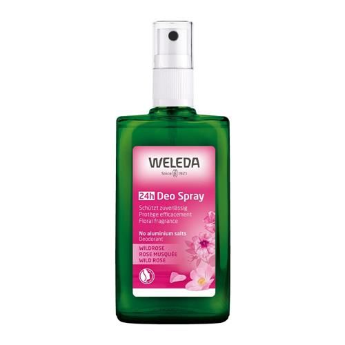 Weleda Wild Rose 24H Deodorant Spray, 3.4 Ounce