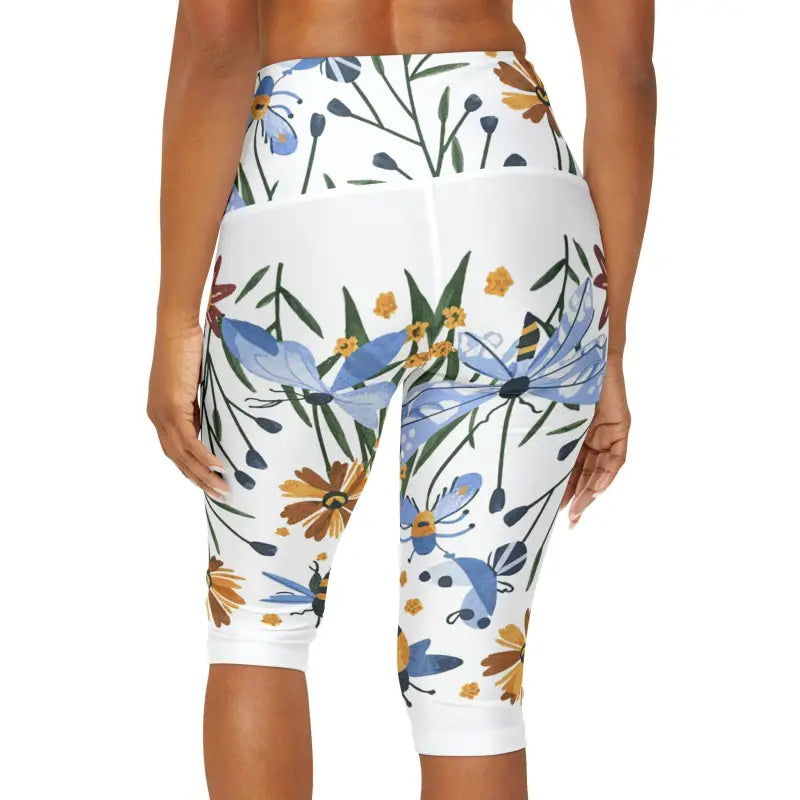 Yoga Capri Leggings - Colorful Eco-Friendly Activewear - DipaliZ