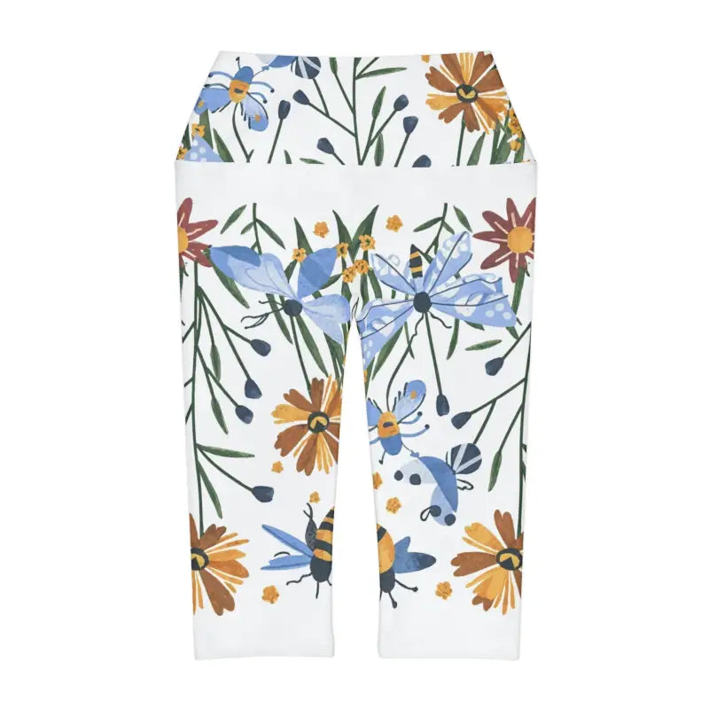 Yoga Capri Leggings - Colorful Eco-Friendly Activewear - DipaliZ