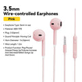 3.5mm Wired Headphones In Ear Headset Wired Earphones