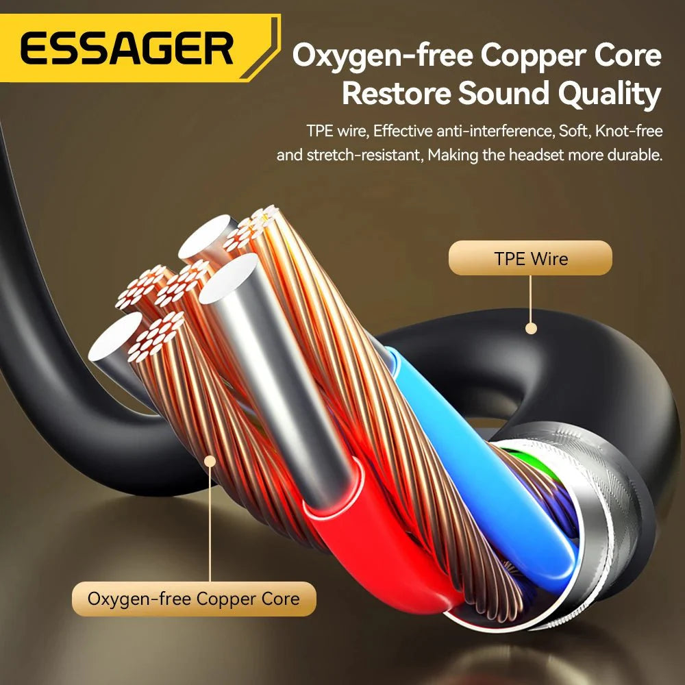 3.5mm Wired Headphones In Ear Headset Wired Earphones