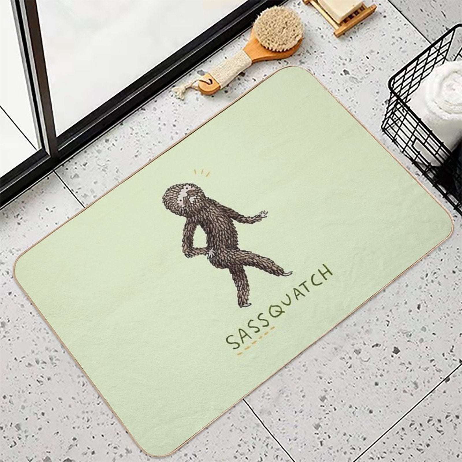 Sassquatch  Anti-Trip Bath Mat