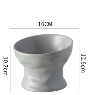 Cat Bowl High Ceramic Protection Cervical Spine Dog Food Basin