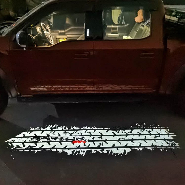 LED Side Mirror Projector Puddle Welcome Lights for Ford F150 RAPTOR - 2015-2026