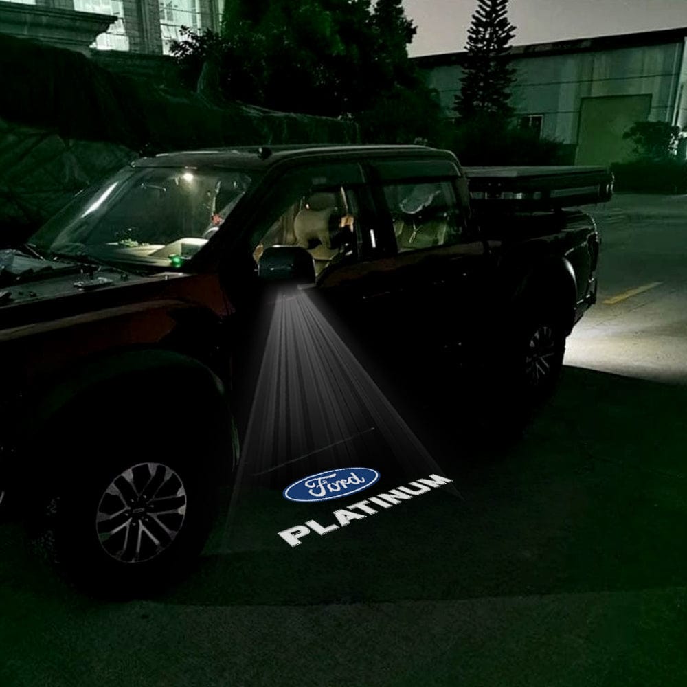 Premium LED Side Wing Mirror Projector Puddle Approach Lights for Ford F150 - 2015-2026 Including Lightning