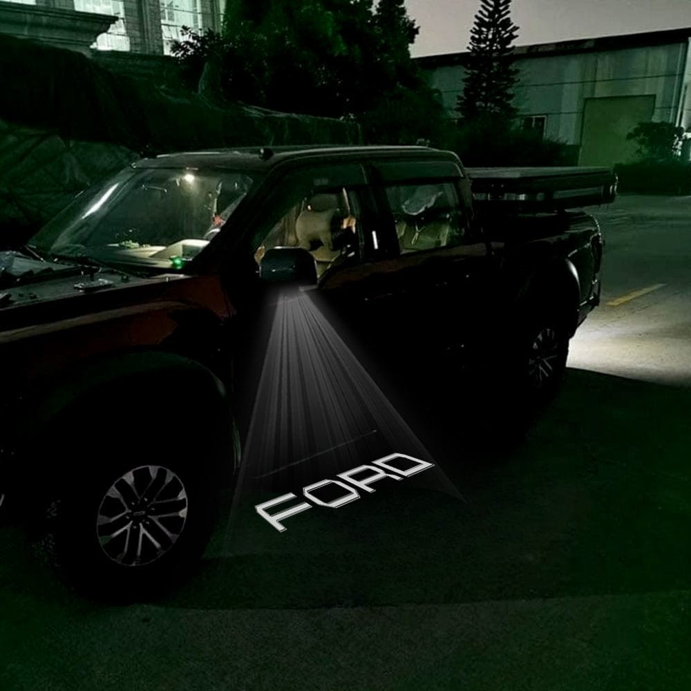 Premium LED Side Wing Mirror Projector Puddle Approach Lights for Ford F150 - 2015-2026 Including Lightning
