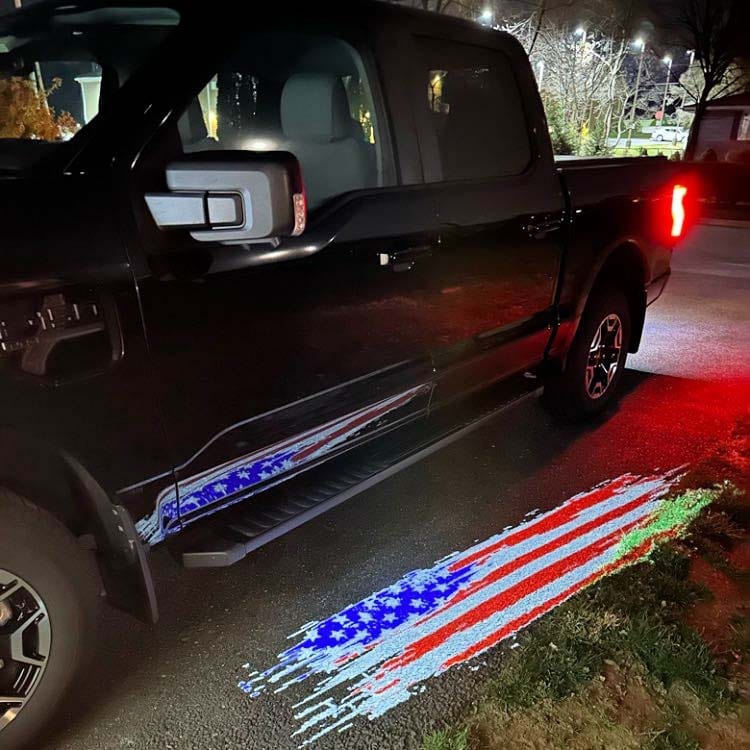 Premium LED Side Wing Mirror Projector Puddle Approach Lights for Ford F150 - 2015-2026 Including Lightning