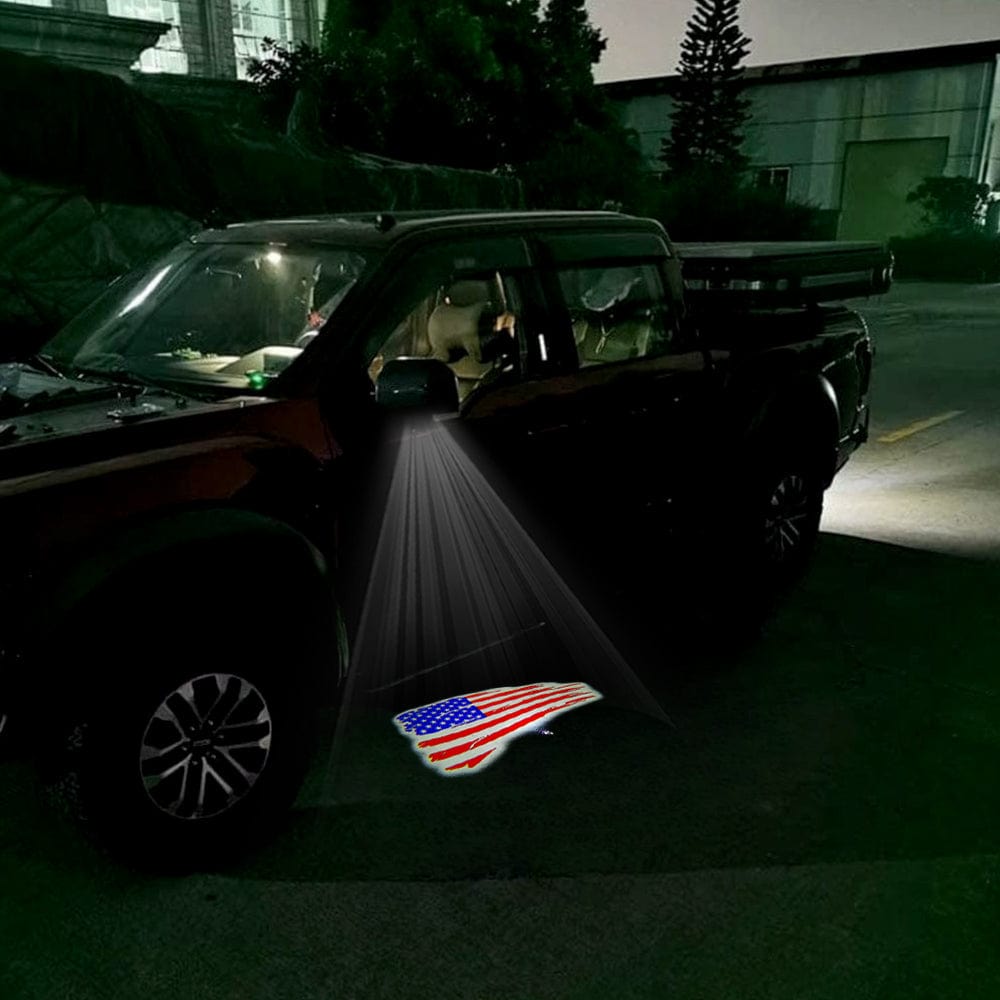 Premium LED Side Wing Mirror Projector Puddle Approach Lights for Ford F150 - 2015-2026 Including Lightning