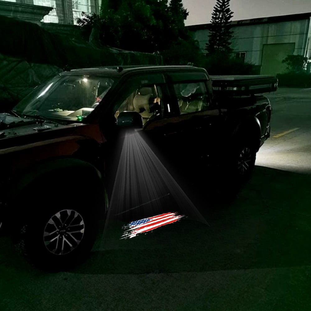 Premium LED Side Wing Mirror Projector Puddle Approach Lights for Ford F150 - 2015-2026 Including Lightning