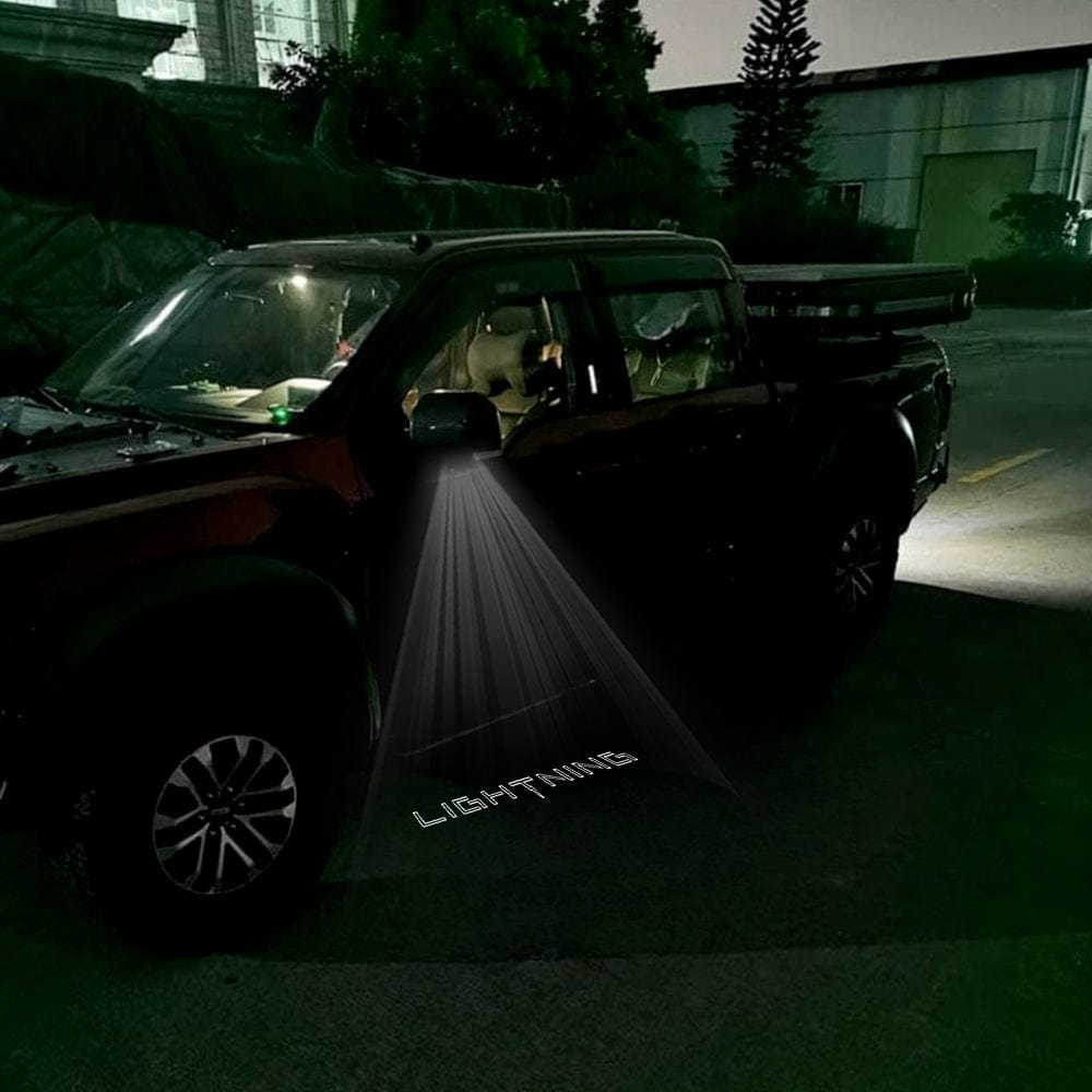 Premium LED Side Wing Mirror Projector Puddle Approach Lights for Ford F150 - 2015-2026 Including Lightning