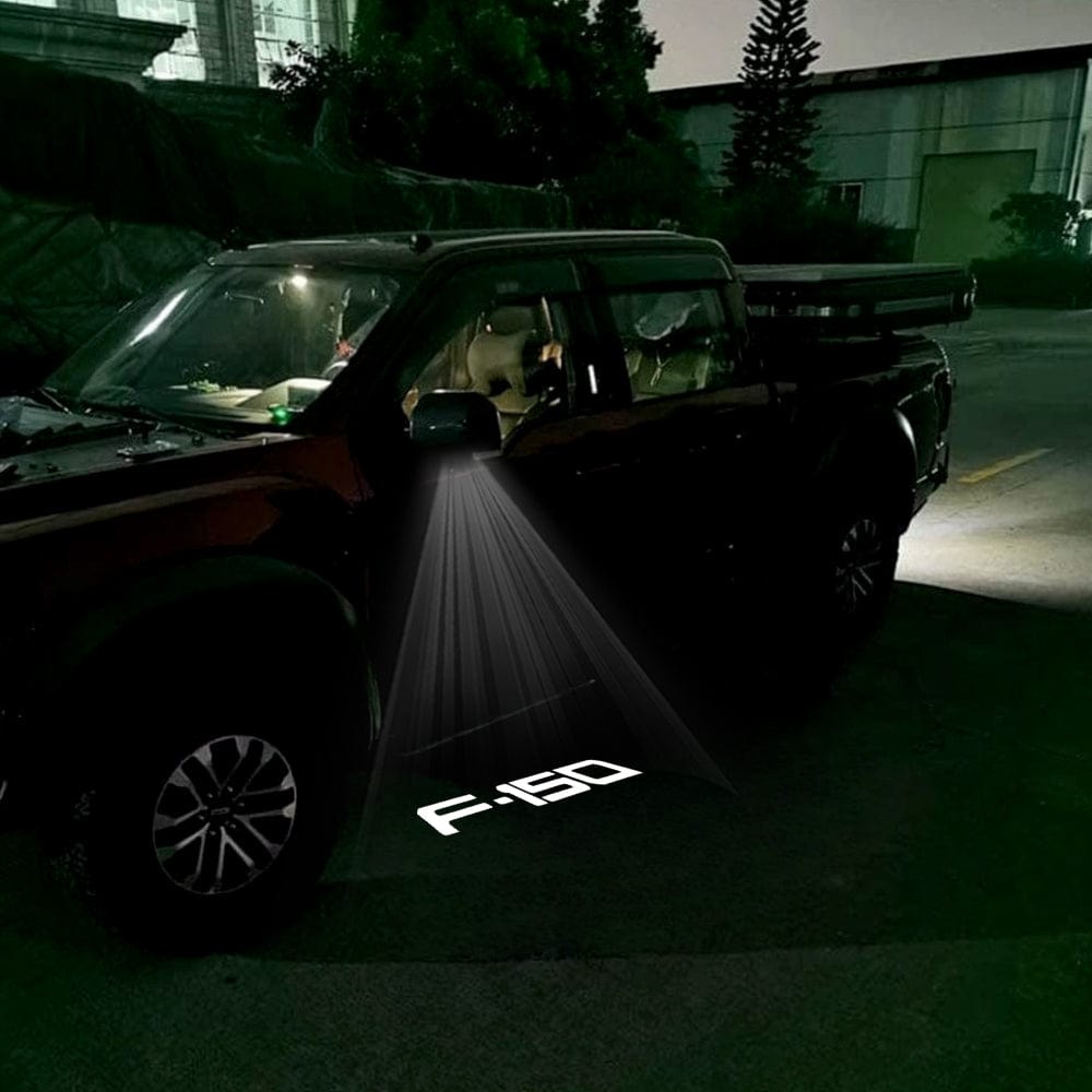 Premium LED Side Wing Mirror Projector Puddle Approach Lights for Ford F150 - 2015-2026 Including Lightning