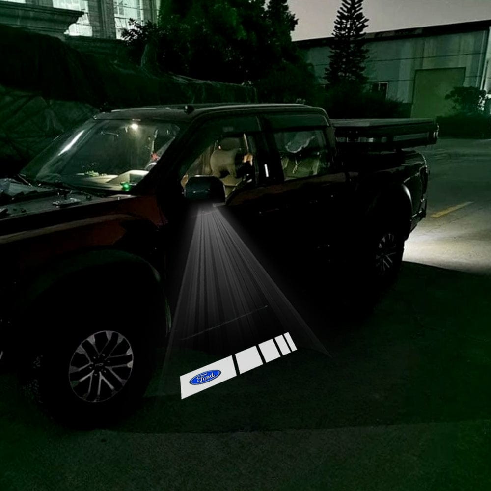 Premium LED Side Wing Mirror Projector Puddle Approach Lights for Ford F150 - 2015-2026 Including Lightning
