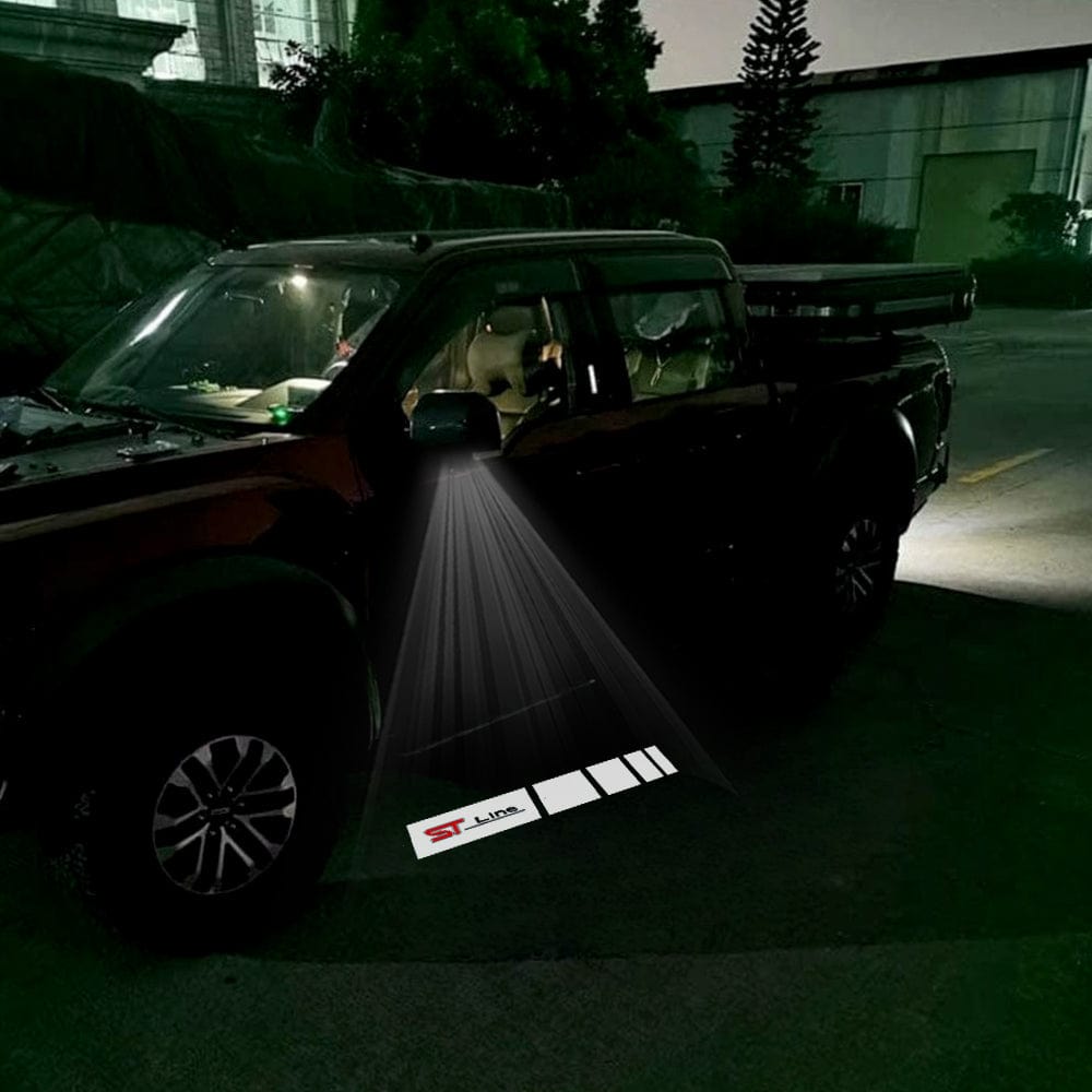 Premium LED Side Wing Mirror Projector Puddle Approach Lights for Ford F150 - 2015-2026 Including Lightning