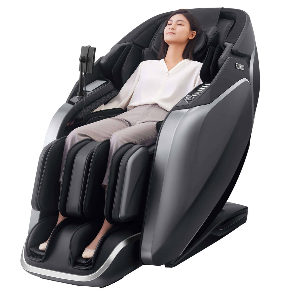 Cyber Relax Pro - 4D Dual Massage Robot Flex Frame SL Track Massage Chair