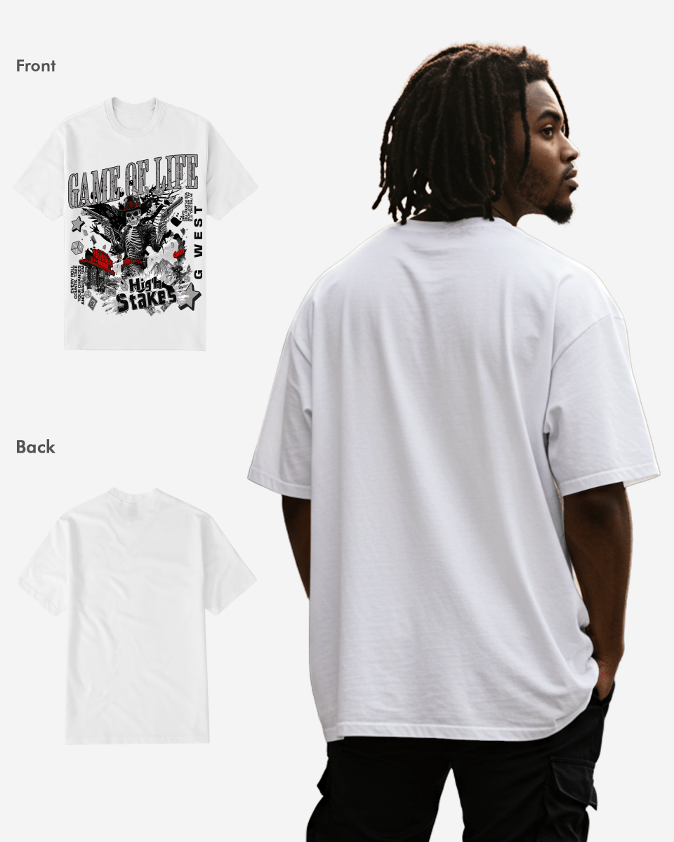 G-West G West Game Of Life T-Shirt Big and Tall Mens