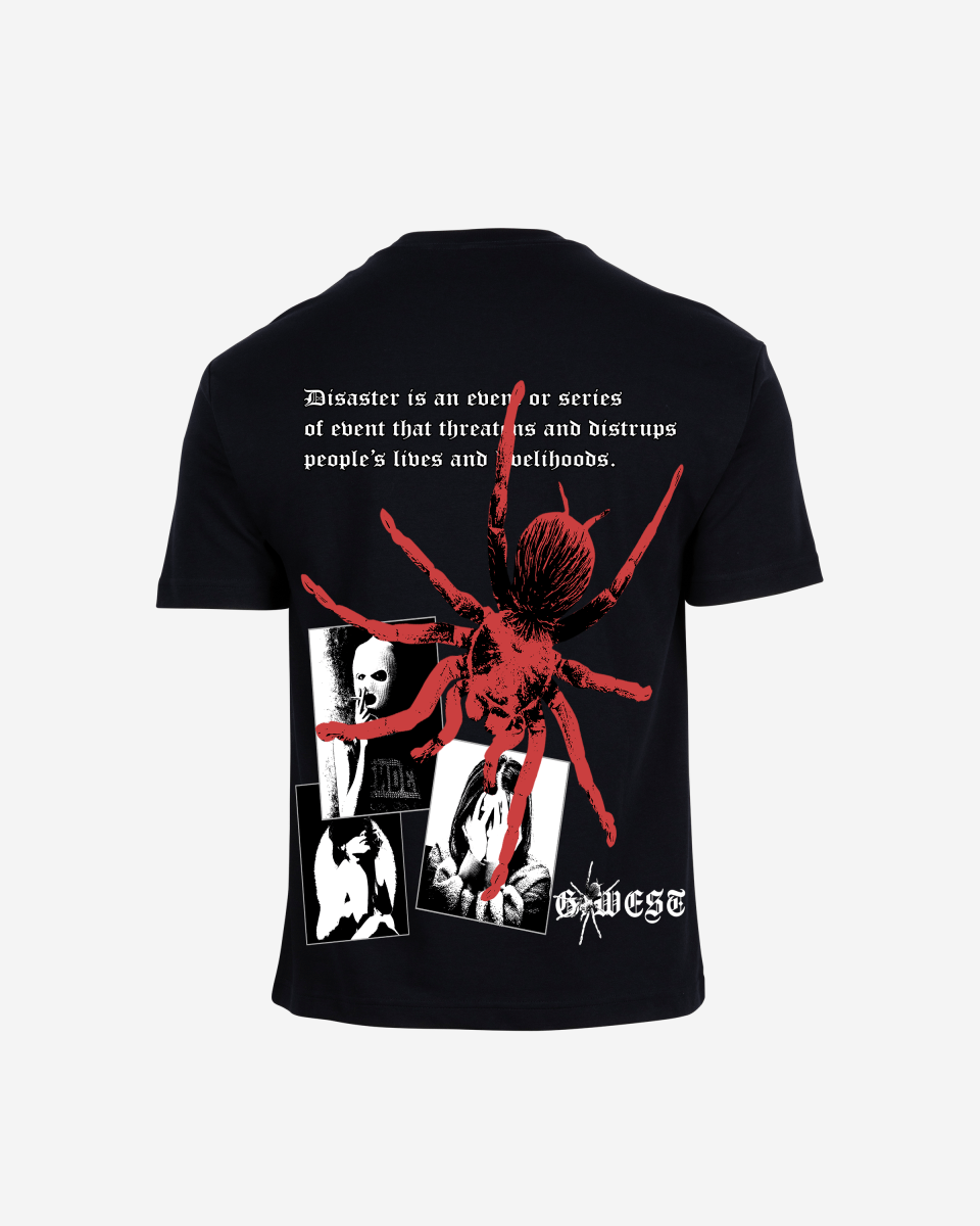 G West Mens Oversized Big Spider  T-Shirt