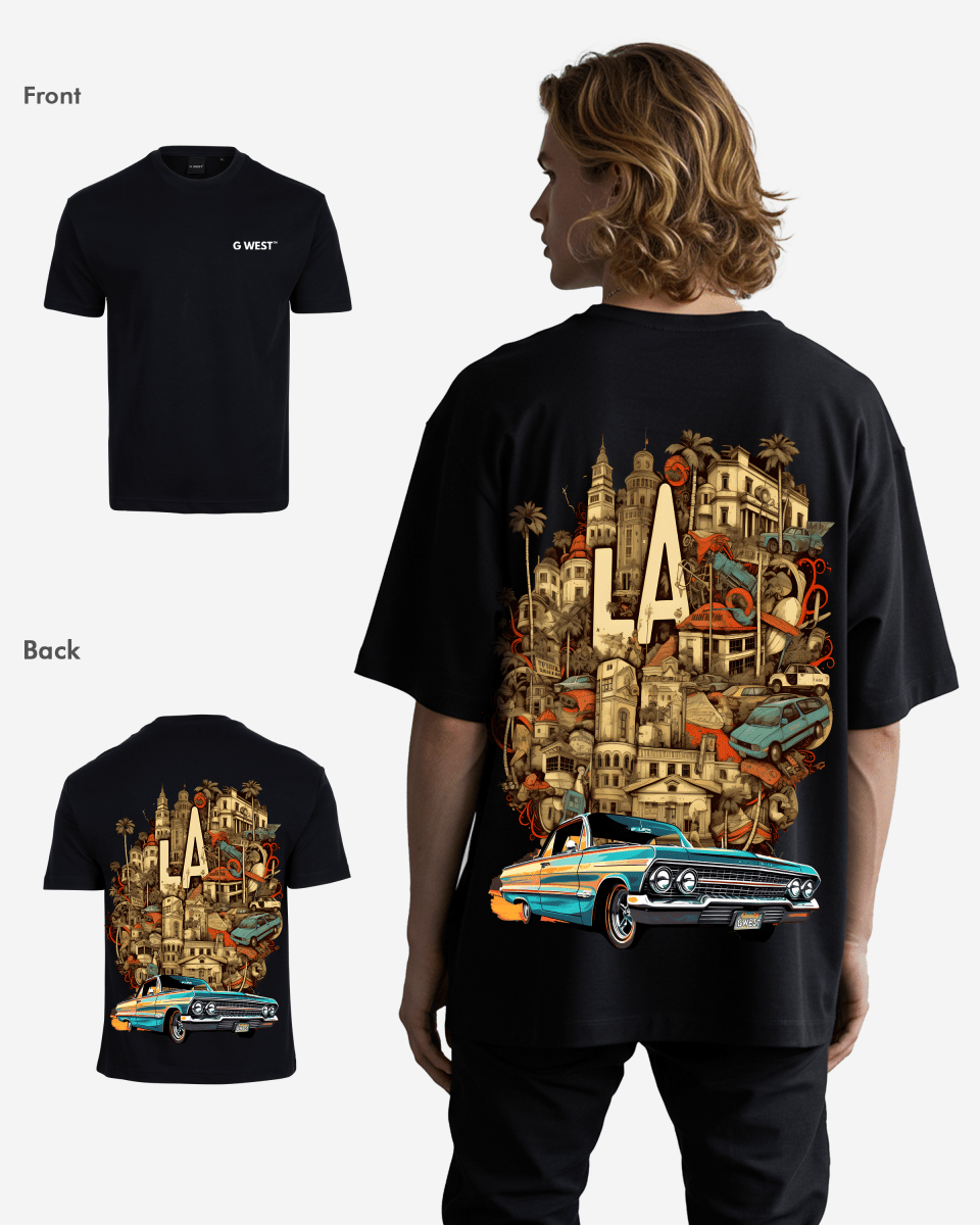 G-West G West Oversized La Culture T-Shirt Mens