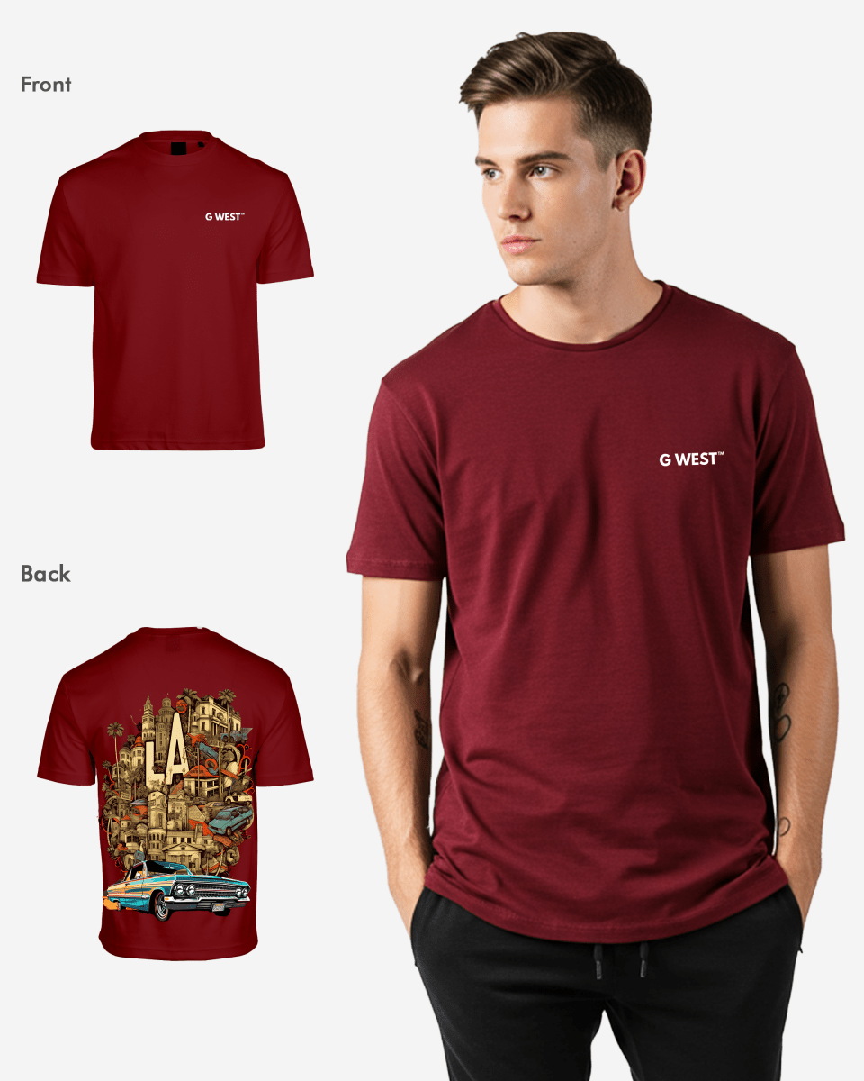 G-West G West Oversized La Culture T-Shirt Mens