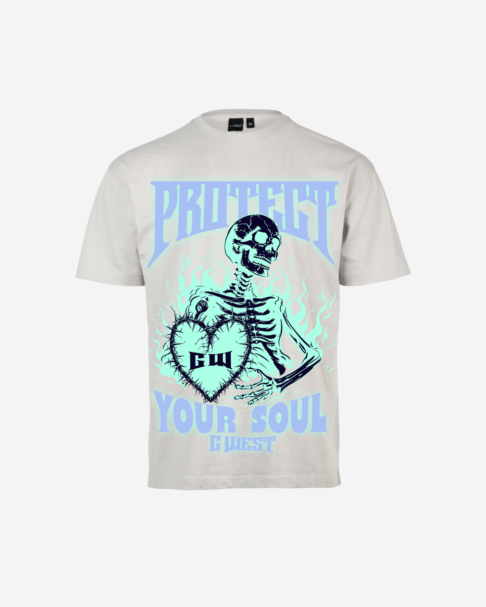 G-West G West protect your soul Oversized T-Shirt Mens