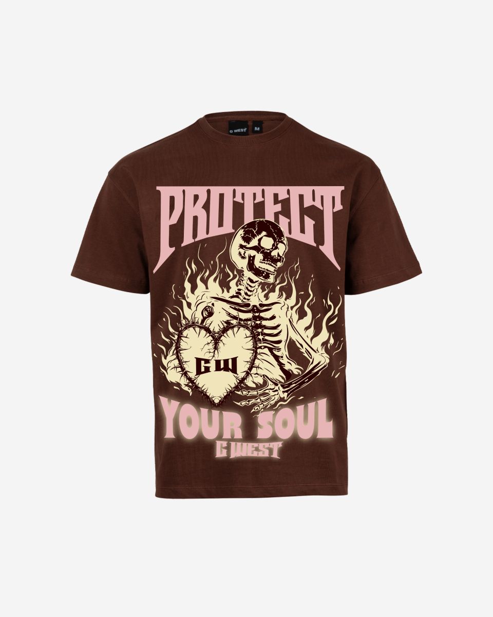 G-West G West protect your soul Oversized T-Shirt Mens