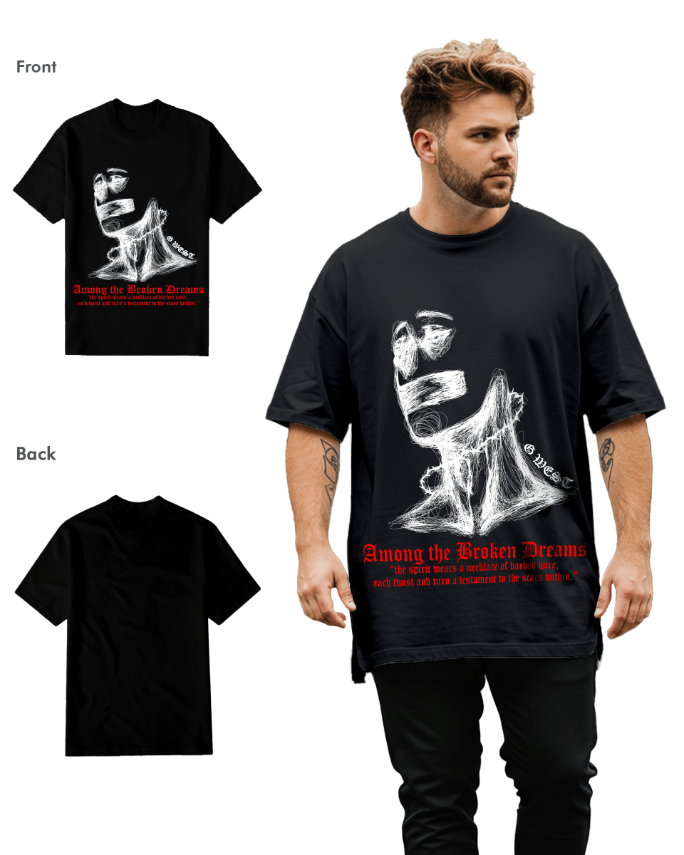 G-West G West Sinner T-Shirt Big and Tall Mens